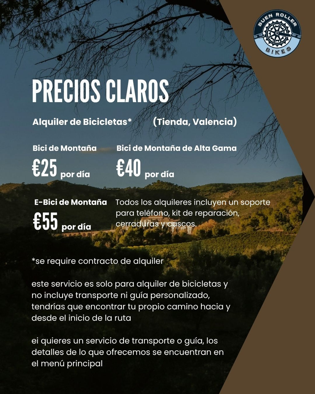 Alquiler de bicicletas de montaña
