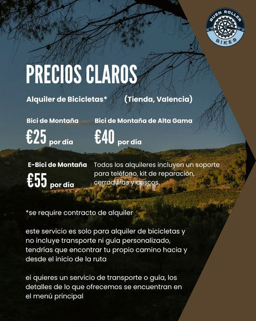 Alquiler de bicicletas de montaña