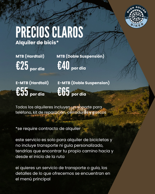 Alquiler de bicicletas de montaña