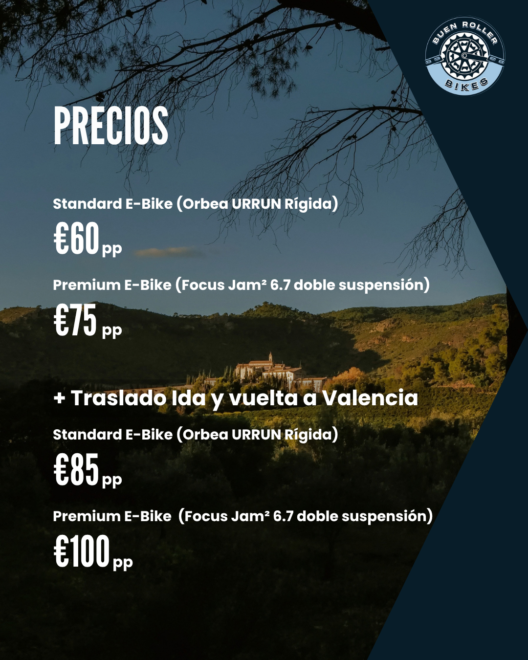 Valencia experiencia en bici de montaña eléctrica